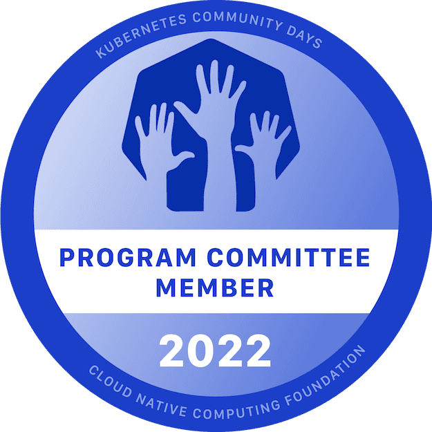 CNCF Kubernetes Community Days — Program Committee Member 2022